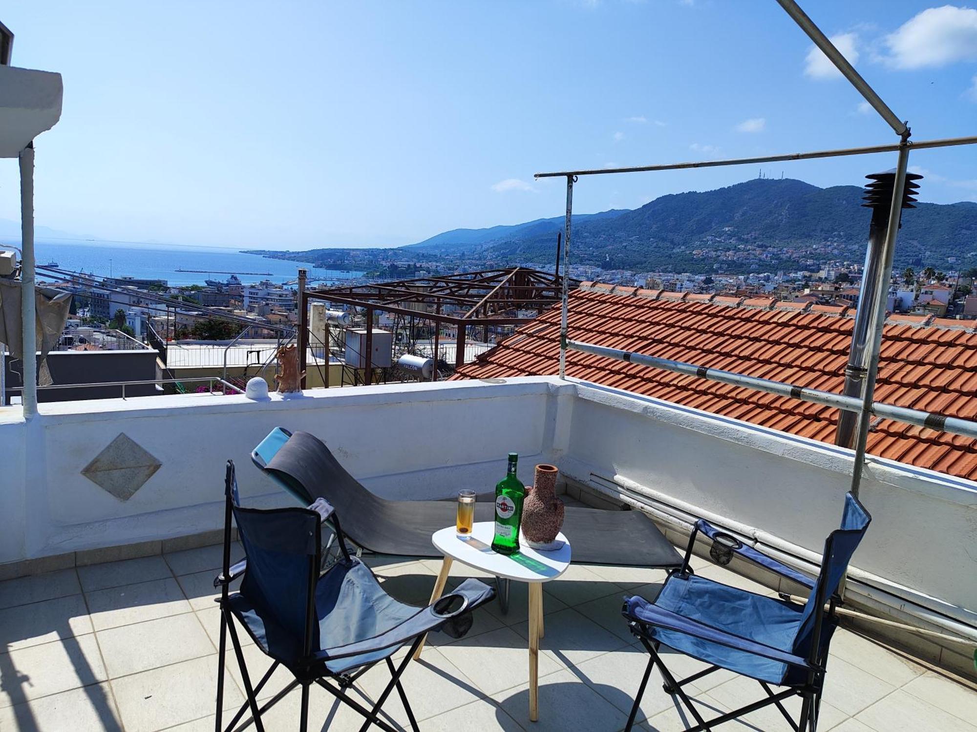 Best Sunset & Sunrise Budget Rooms Mytilene Bagian luar foto