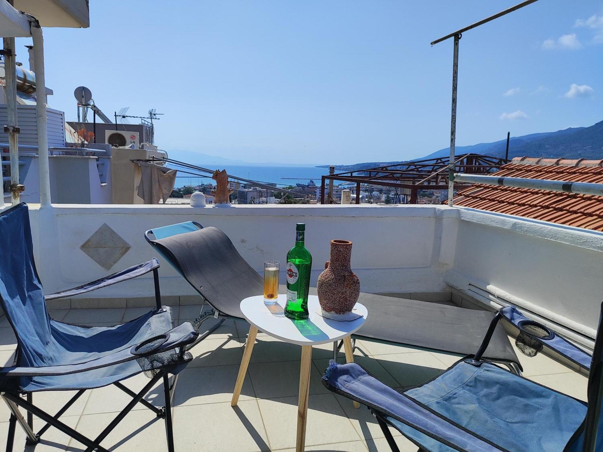 Best Sunset & Sunrise Budget Rooms Mytilene Bagian luar foto